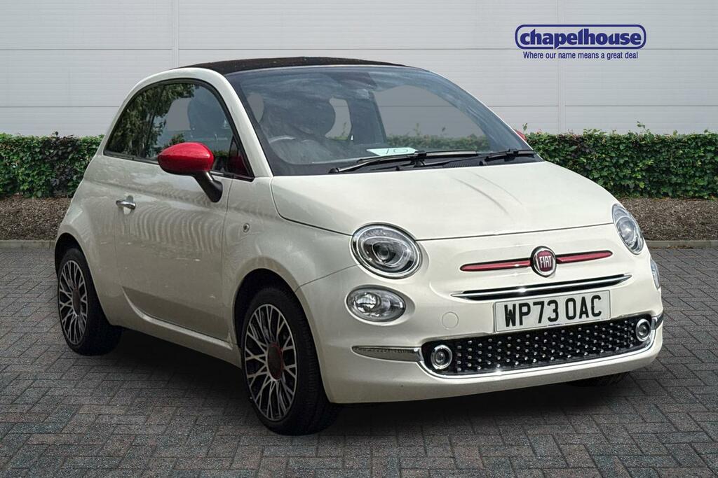 Fiat 500C C Red Edition Mhev 1.0 White
