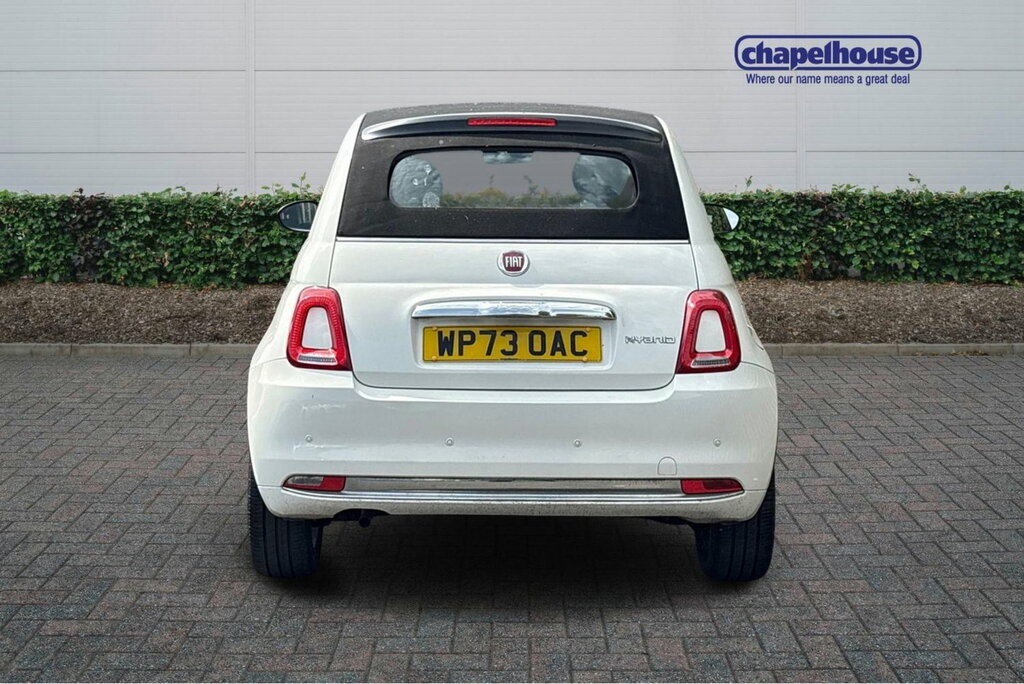 Fiat 500C C Red Edition Mhev 1.0 White #4
