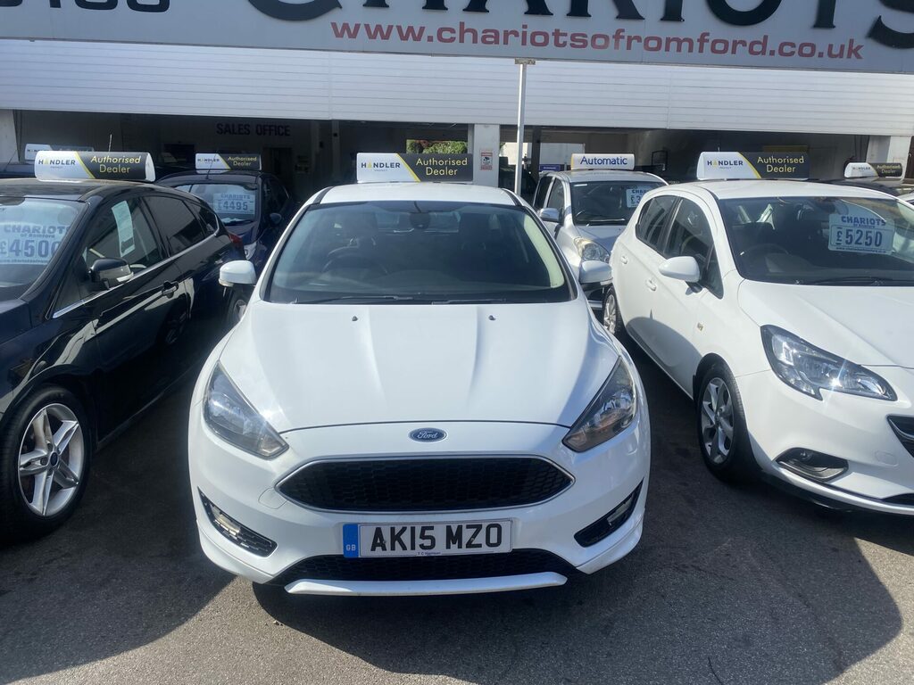 Ford Focus 1.0T Ecoboost Zetec S Euro 6 S S FJ17KXW White #2