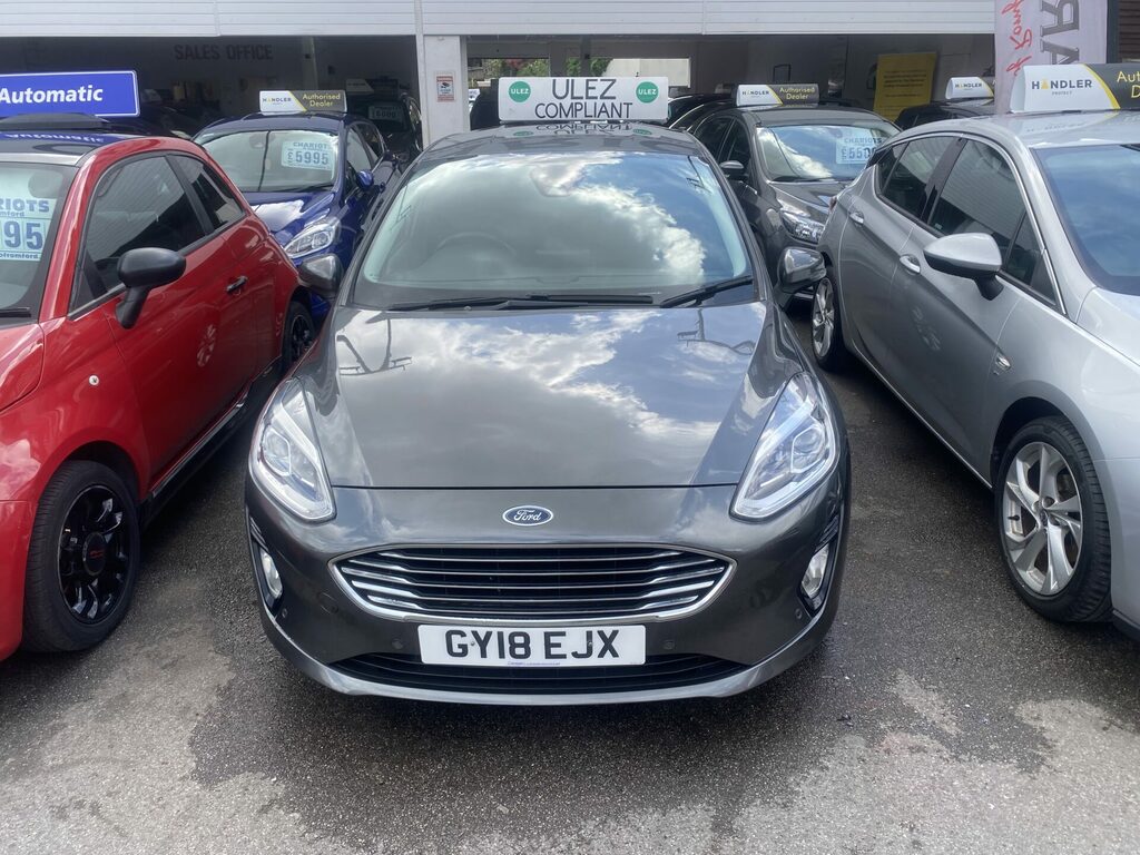 Ford Fiesta 1.0T Ecoboost Titanium Euro 6 S S WV61EWY Grey #2