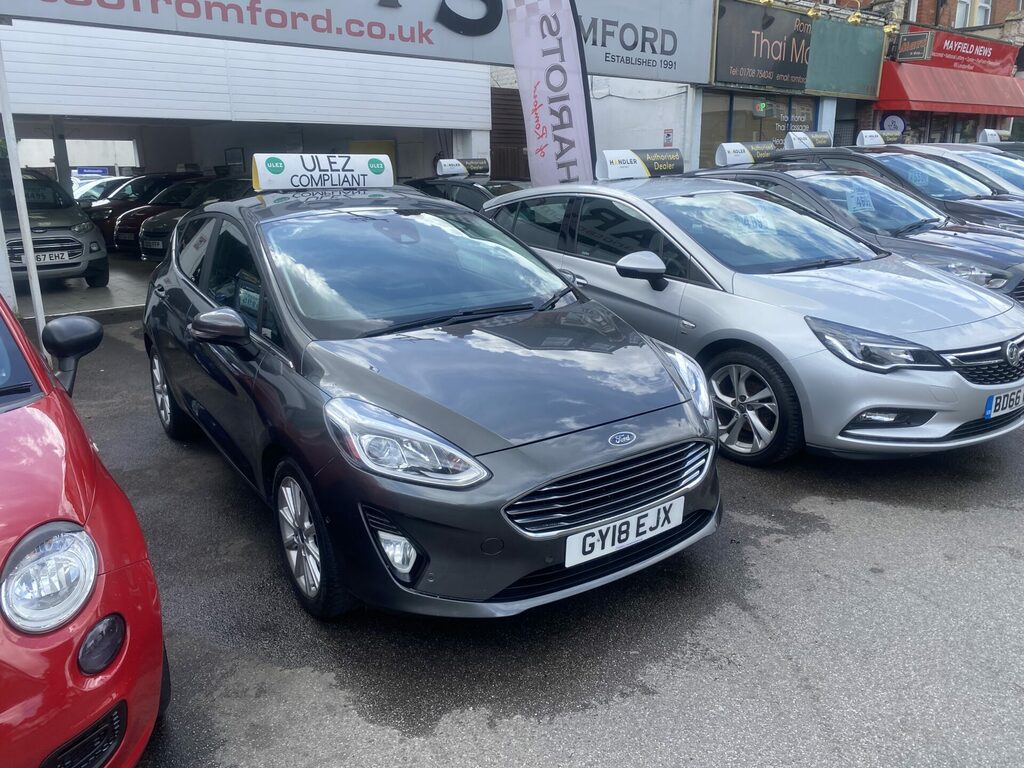 Ford Fiesta 1.0T Ecoboost Titanium Euro 6 S S WV61EWY Grey #3