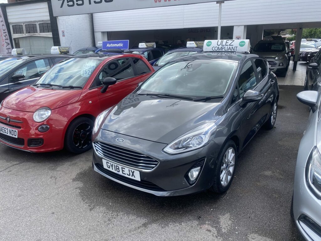 Ford Fiesta 1.0T Ecoboost Titanium Euro 6 S S WV61EWY Grey