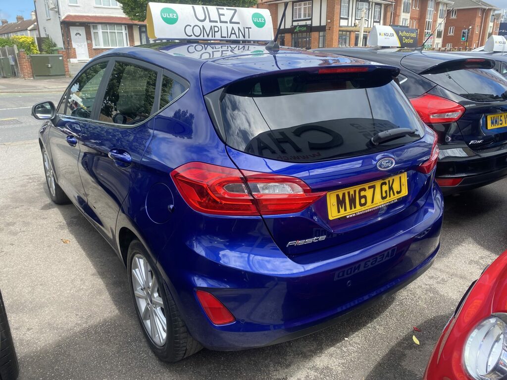 Ford Fiesta 1.0T Ecoboost Titanium Euro 6 S S OW66AVP Blue #4