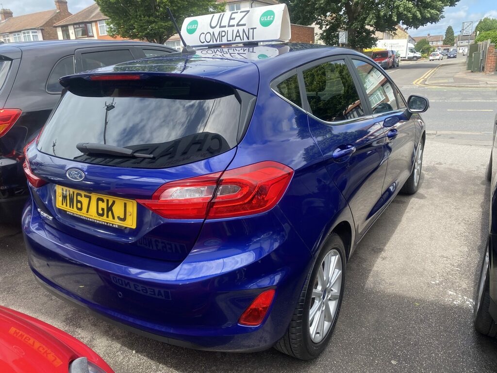 Ford Fiesta 1.0T Ecoboost Titanium Euro 6 S S OW66AVP Blue #6