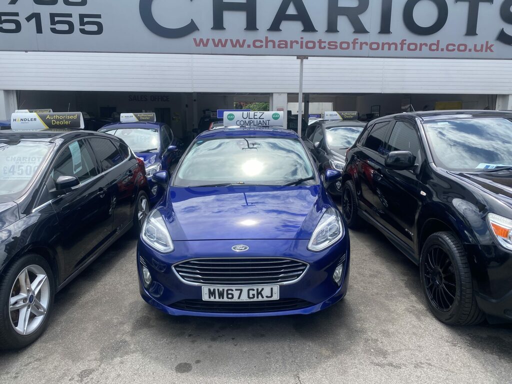 Ford Fiesta 1.0T Ecoboost Titanium Euro 6 S S OW66AVP Blue #2