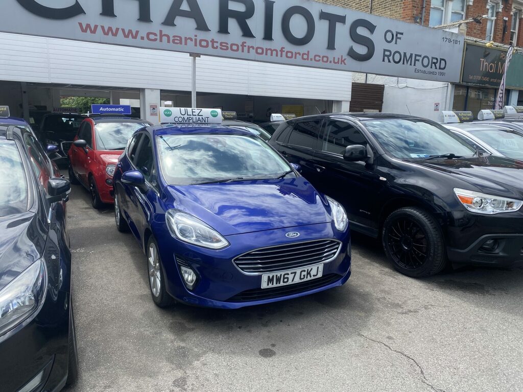 Ford Fiesta 1.0T Ecoboost Titanium Euro 6 S S OW66AVP Blue #3