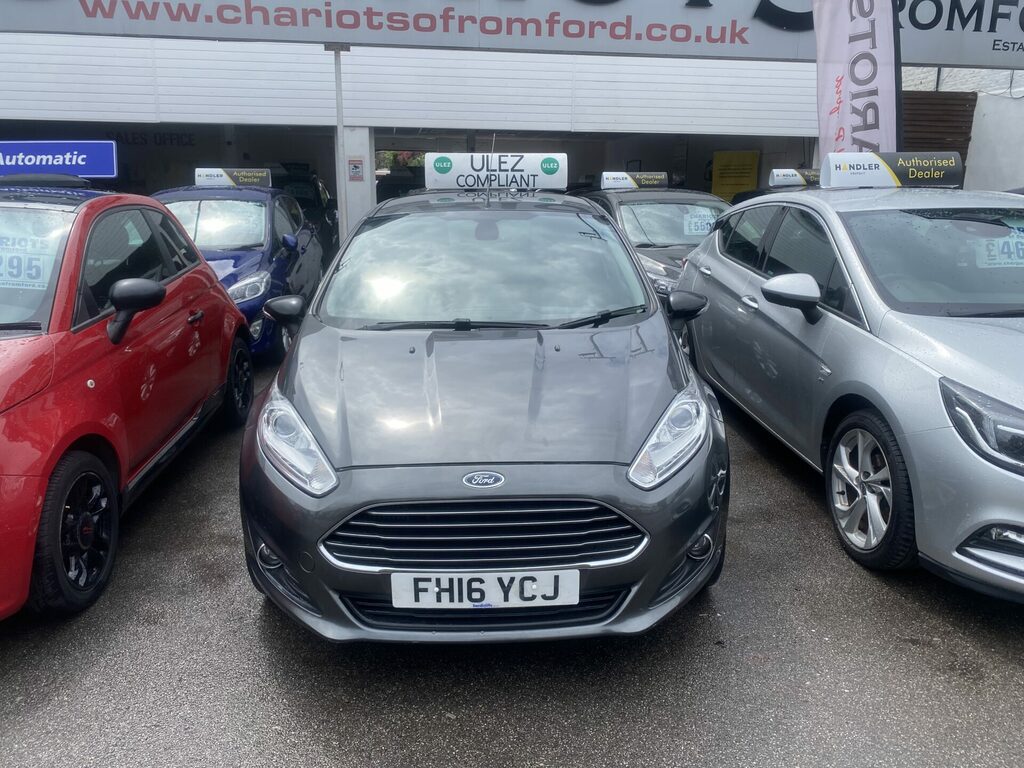 Ford Fiesta 1.0T Ecoboost Titanium Euro 6 S S FH16YCJ Grey #2