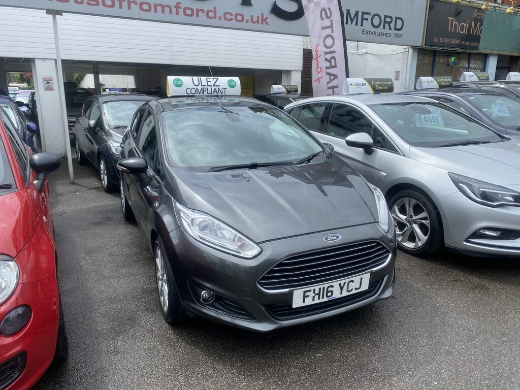 Ford Fiesta 1.0T Ecoboost Titanium Euro 6 S S FH16YCJ Grey #3