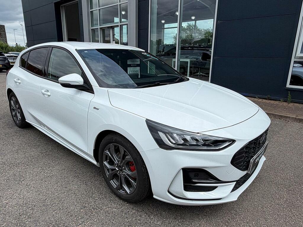 Ford Focus Focus 1.0T Ecoboost Mhev St-line Dct Euro 6 Ss GJ24LZA White #4
