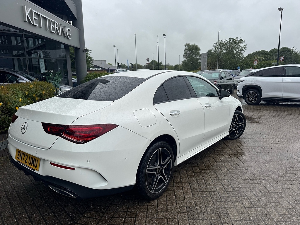 Mercedes-Benz CLA Class Cla250e Amg Line SN72UMU White #3