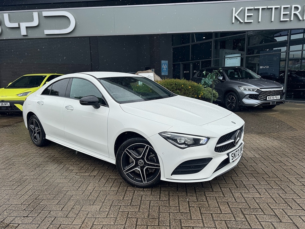 Mercedes-Benz CLA Class Cla250e Amg Line White