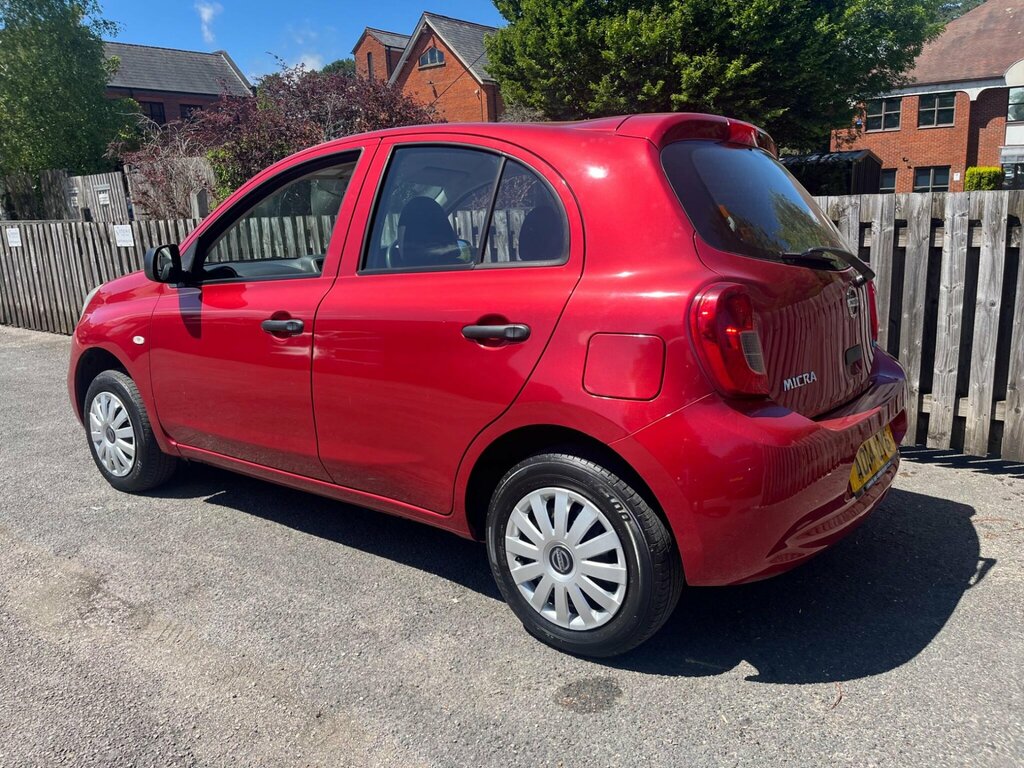 Nissan Micra 1.2 Visia Euro 5 AO14UYG Red #3