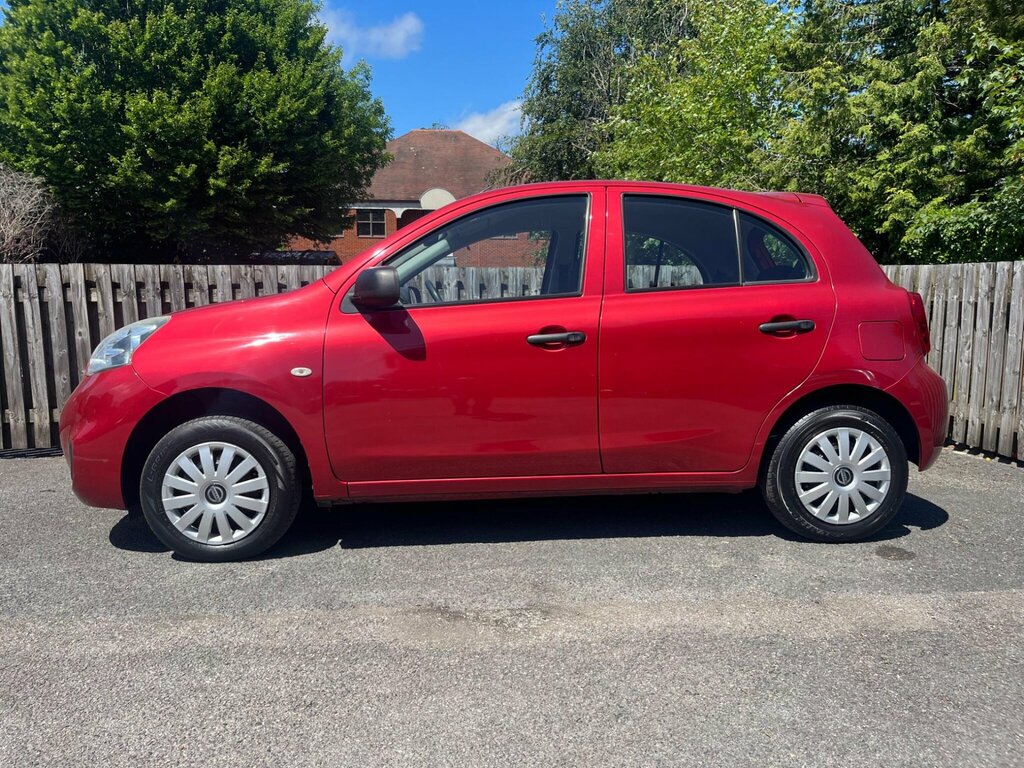 Nissan Micra 1.2 Visia Euro 5 AO14UYG Red #2