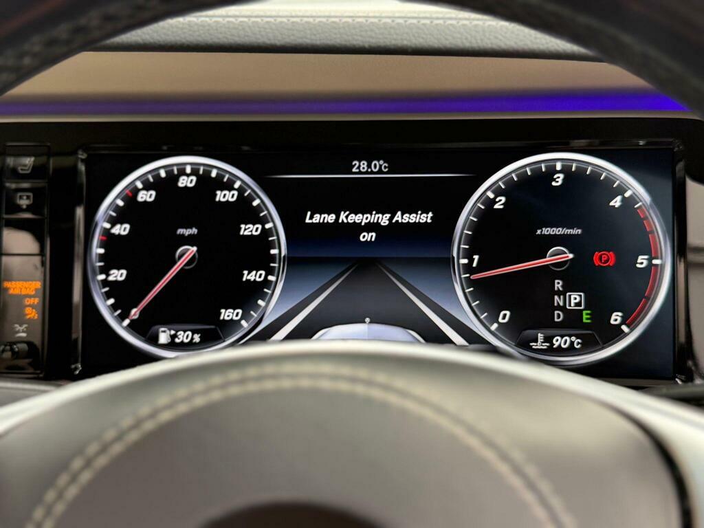 Mercedes-Benz S Class Coupe White #54