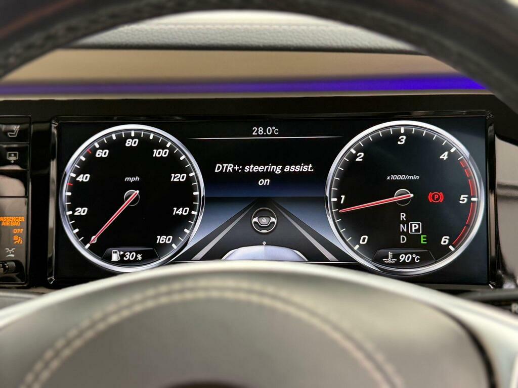 Mercedes-Benz S Class Coupe White #53