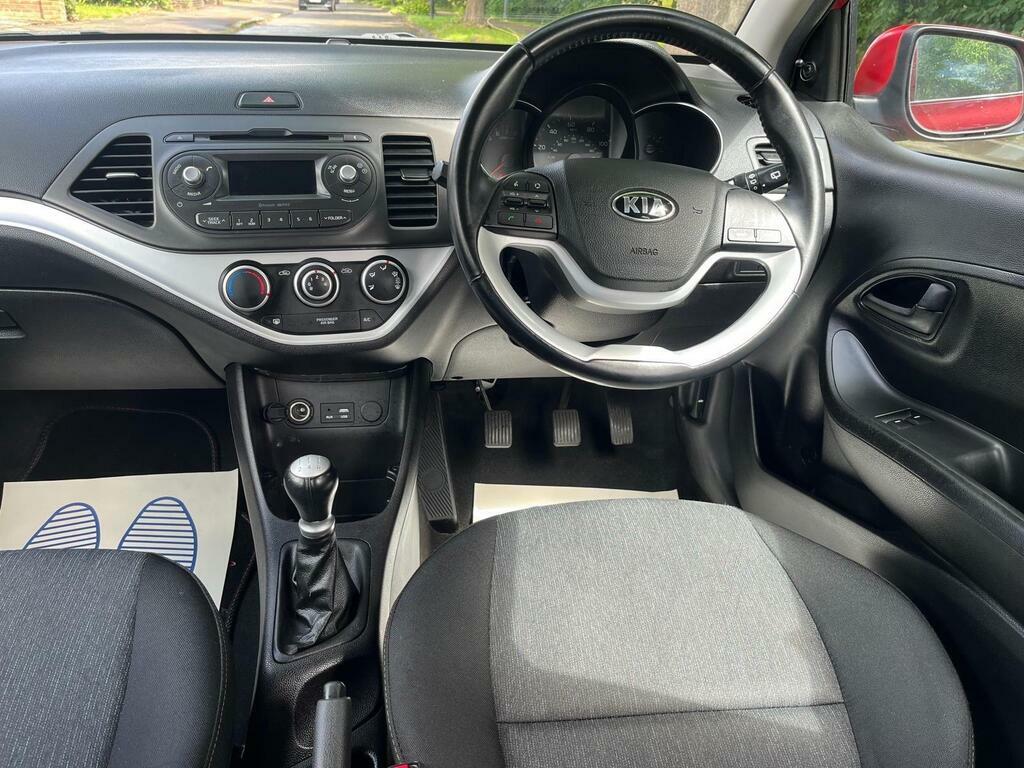 Kia Picanto 1.0 1 Air Euro 6 Red #4