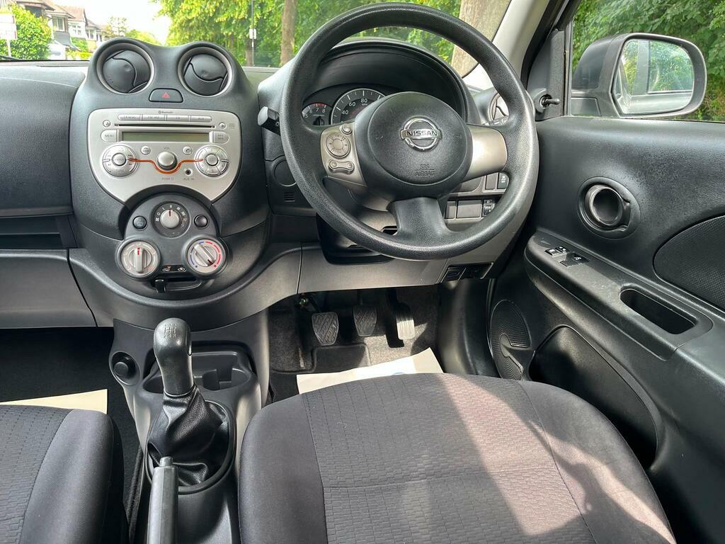 Nissan Micra 1.2 12V Visia Euro 5 Silver #4