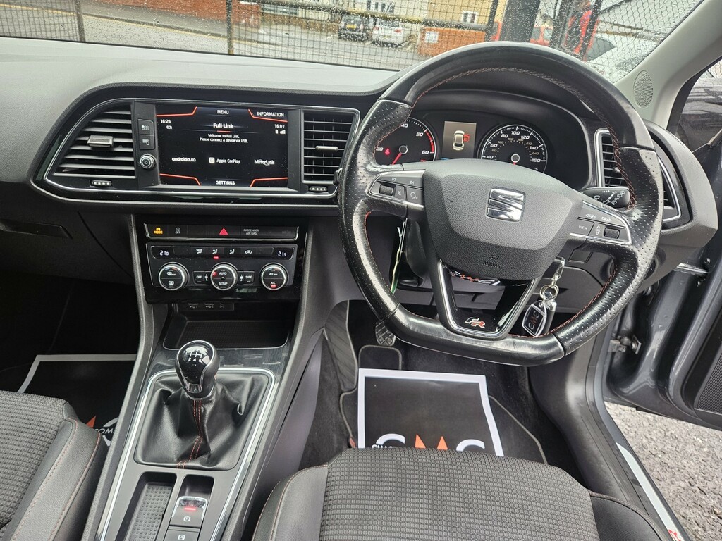 Seat Leon Hatchback 2.0 Tdi Fr Technology 2018 FD18UDL Grey #3