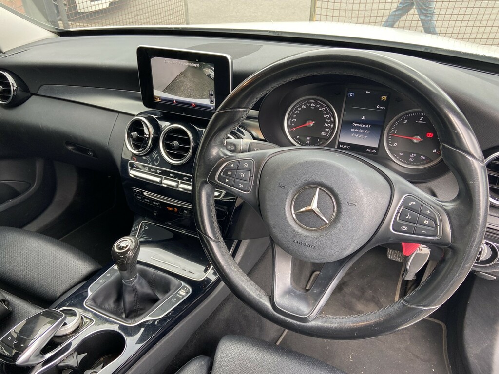 Mercedes-Benz C Class 2.1 C220d Se HX16XRG White #5