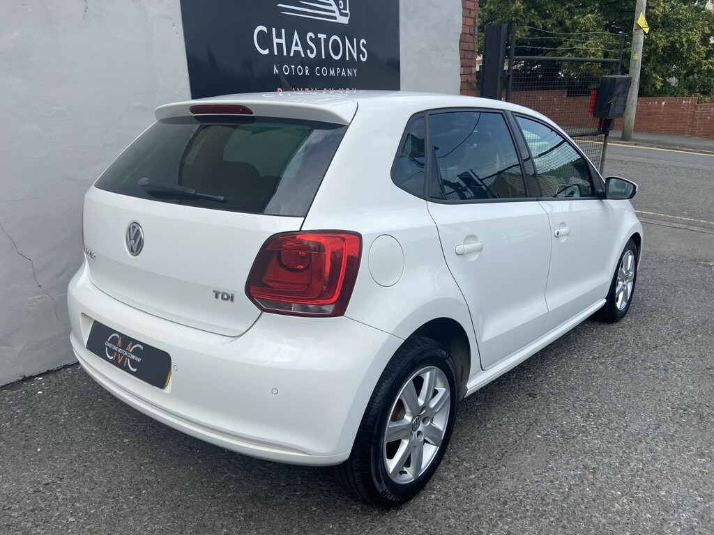 Volkswagen Polo Hatchback 1.2 Tdi Match Edition 2013 CK13RKA White #3