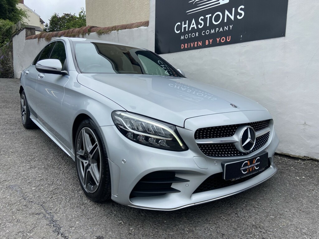 Mercedes-Benz C Class Saloon 2.0 C220d Amg Line 2019 Silver #5
