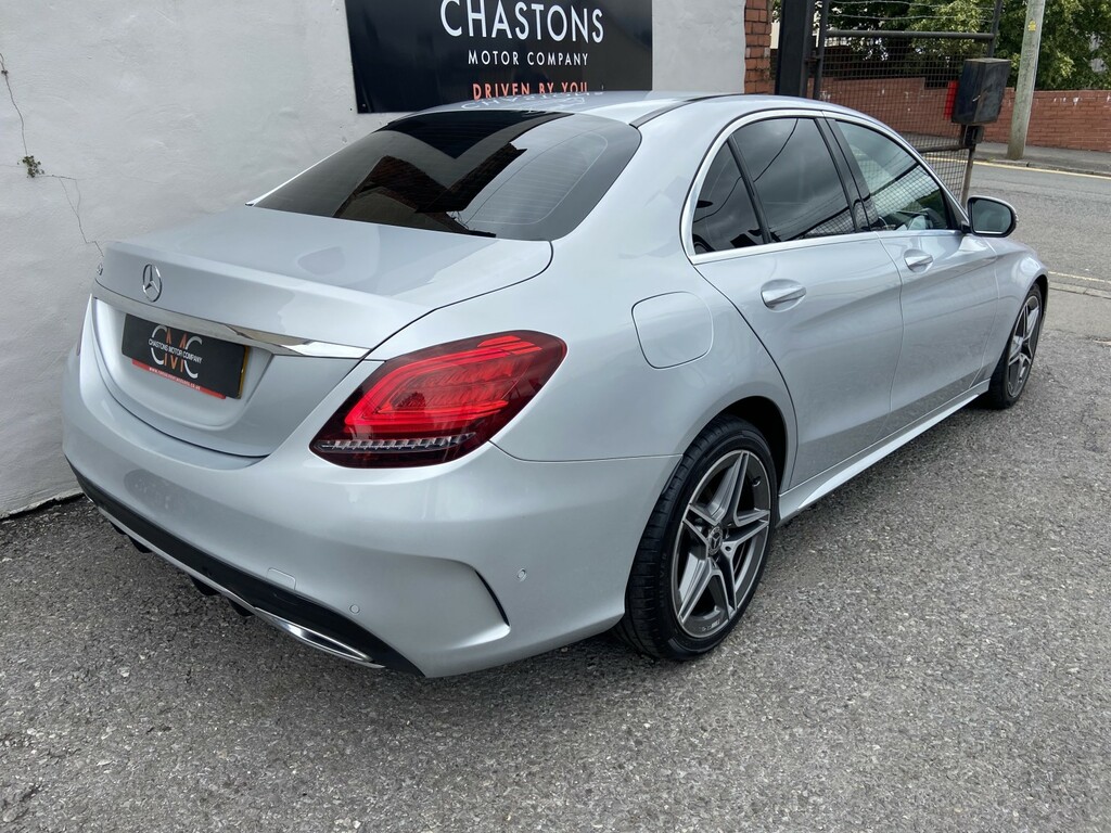 Mercedes-Benz C Class Saloon 2.0 C220d Amg Line 2019 Silver #3
