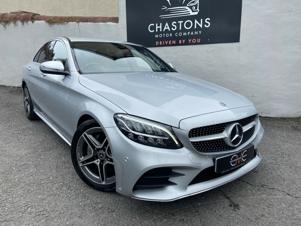 Mercedes-Benz C Class Saloon 2.0 C220d Amg Line 2019 Silver
