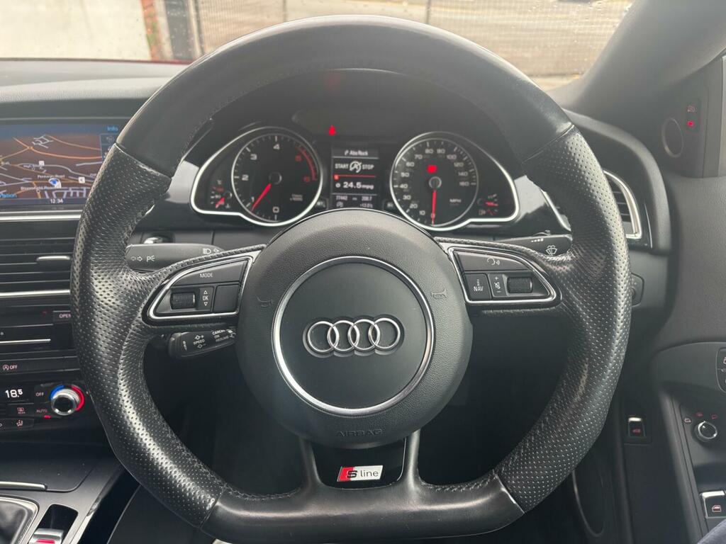 Audi A5 Cabriolet 2.0 Tdi S Line Special Edition Multitron Red #7