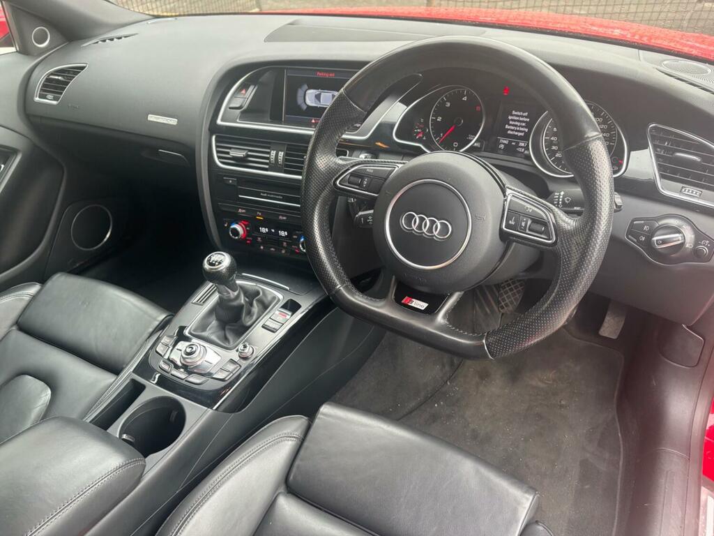 Audi A5 2.0 Tdi Black Edition Quattro Red #4