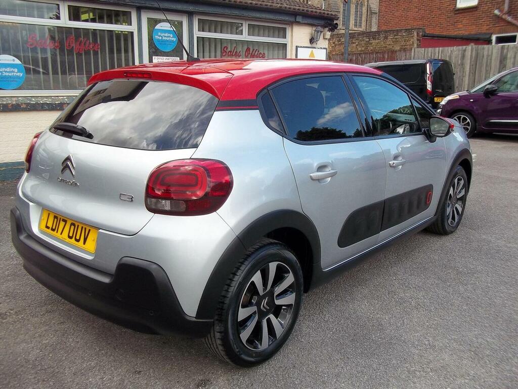 Citroen C3 1.2 Puretech Flair Euro 6 201717 LD17OUV Silver #4