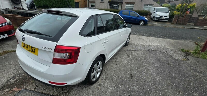 Skoda Rapid Spaceback Se Tdi Cr Dsg White #6