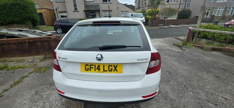 Skoda Rapid Spaceback Spaceback 1.6 Tdi Se Silver #7