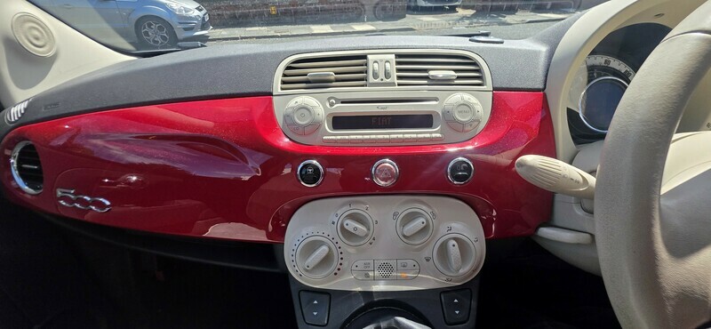 Fiat 500 Hatchback Beige #14