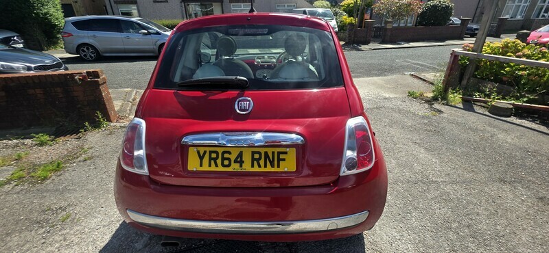 Fiat 500 Hatchback Beige #7