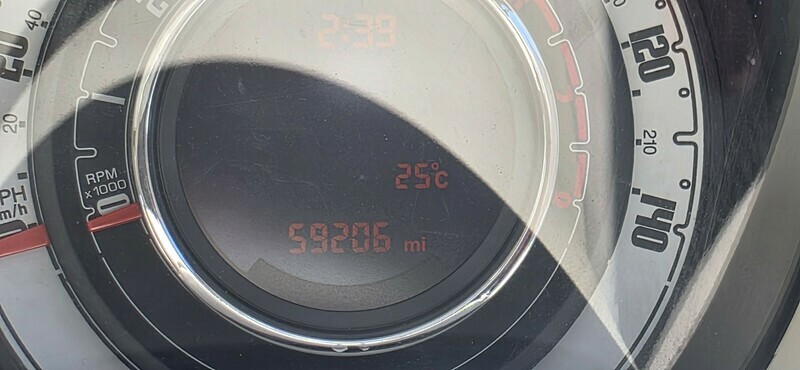 Fiat 500 Hatchback Beige #13