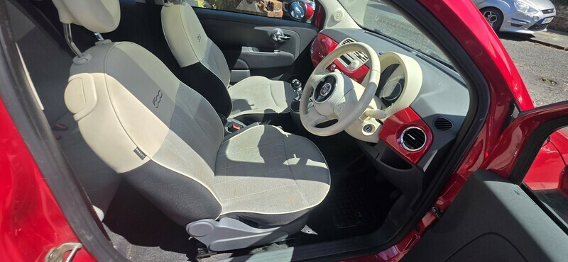 Fiat 500 Hatchback Beige #9