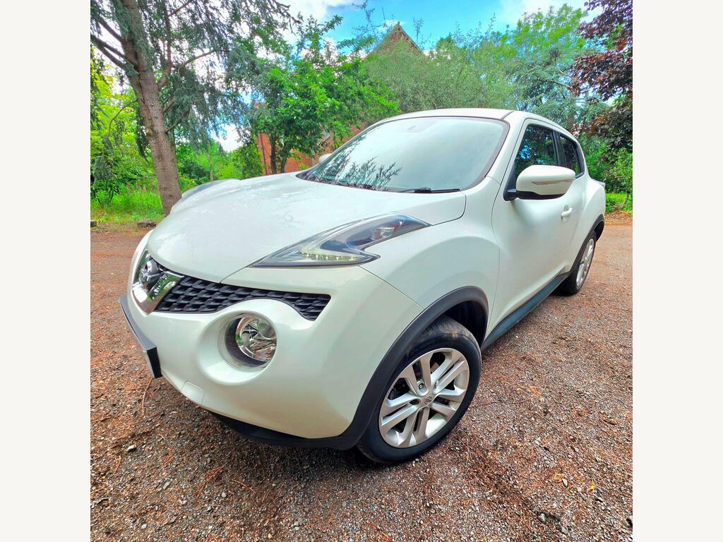 Nissan Juke 1.6 Acenta Xtron Euro 6 White #4