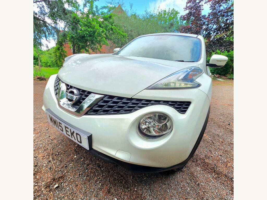 Nissan Juke 1.6 Acenta Xtron Euro 6 White #3