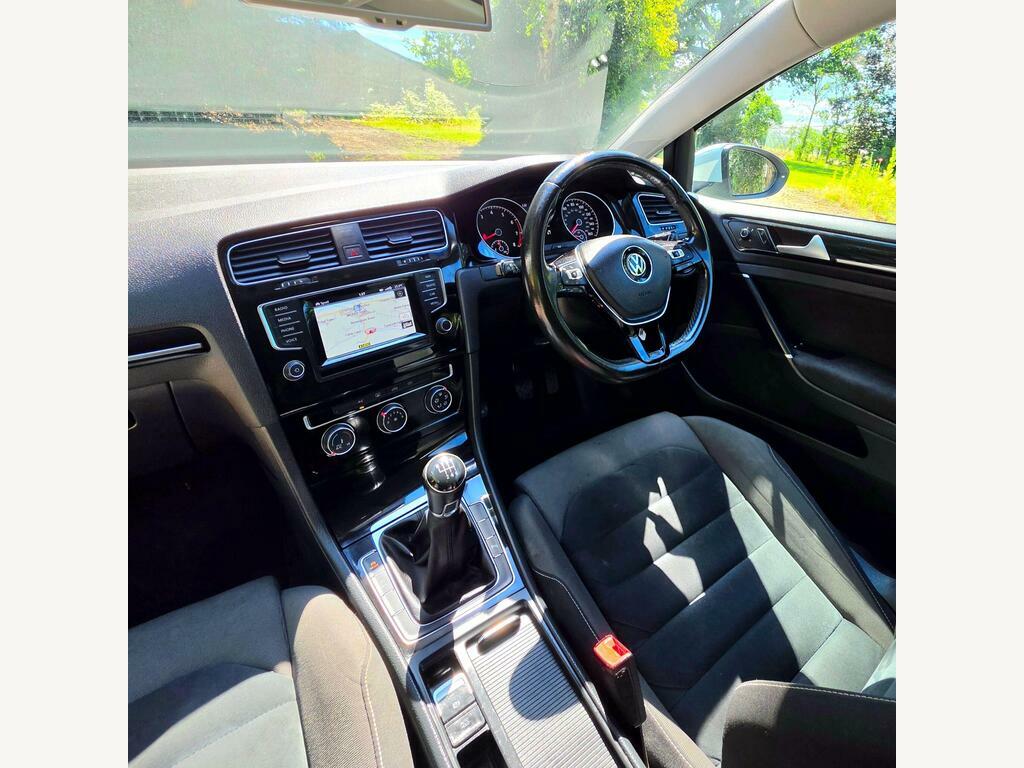 Volkswagen Golf 1.6 Tdi 105 Bluemotion Tech Se White #37