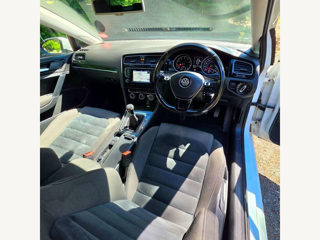 Volkswagen Golf 1.6 Tdi 105 Bluemotion Tech Se White #24