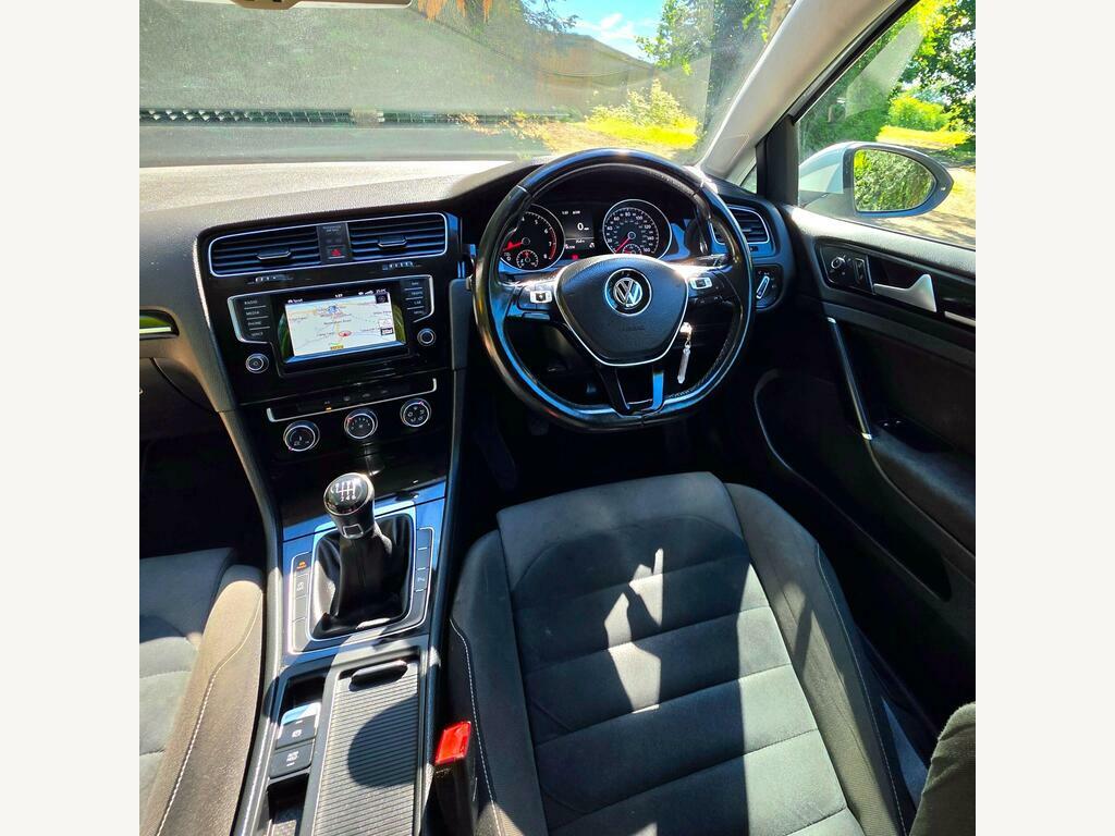 Volkswagen Golf 1.6 Tdi 105 Bluemotion Tech Se White #36