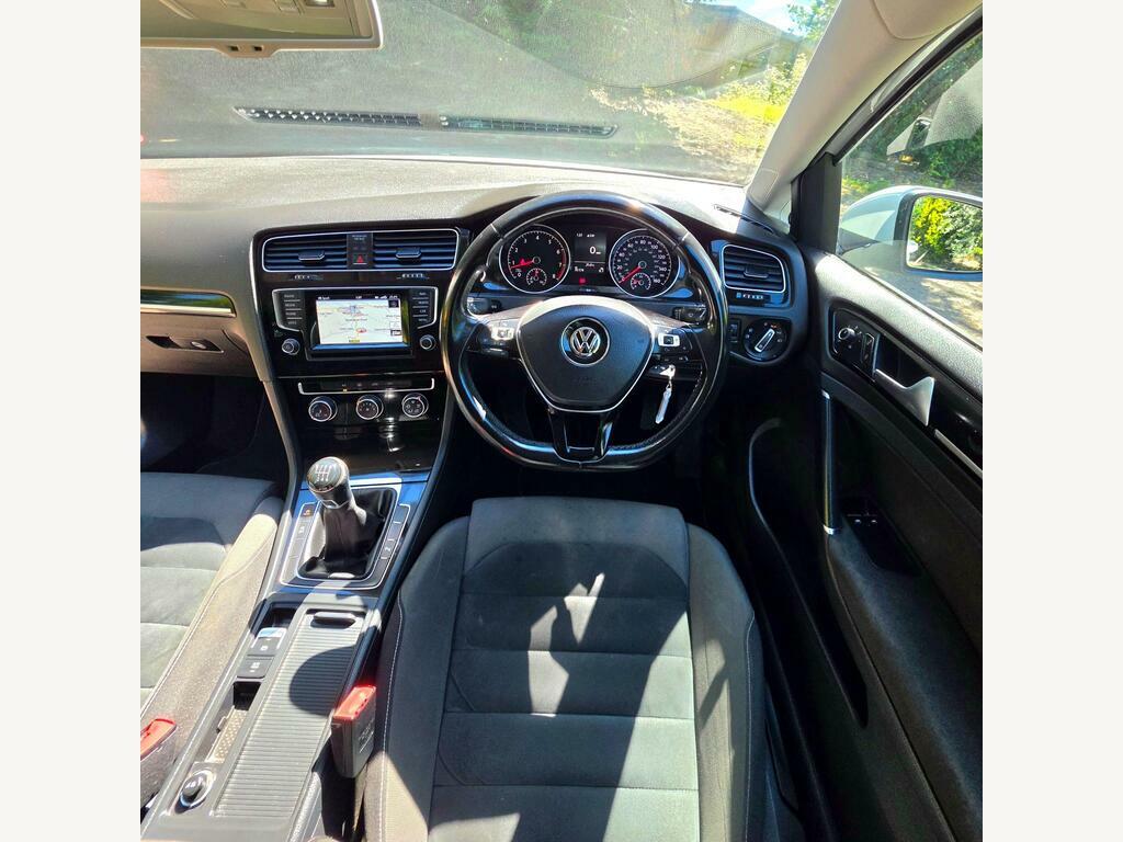 Volkswagen Golf 1.6 Tdi 105 Bluemotion Tech Se White #25
