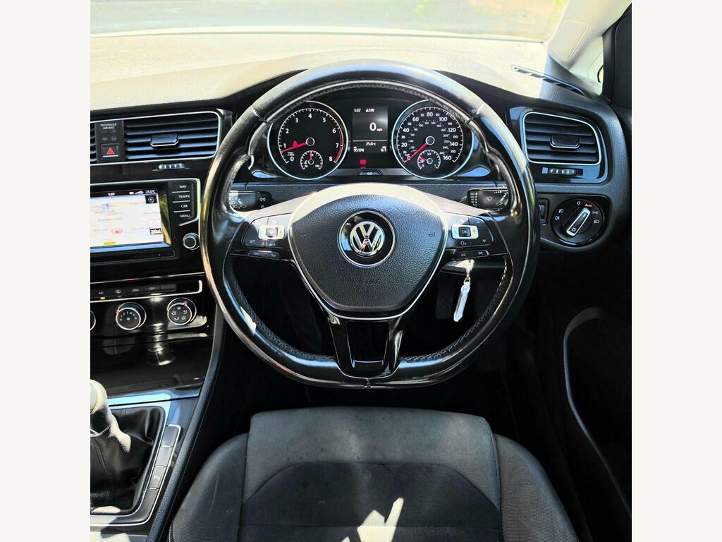 Volkswagen Golf 1.6 Tdi 105 Bluemotion Tech Se White #26