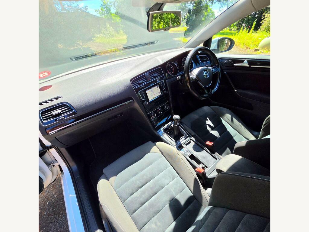 Volkswagen Golf 1.6 Tdi 105 Bluemotion Tech Se White #38