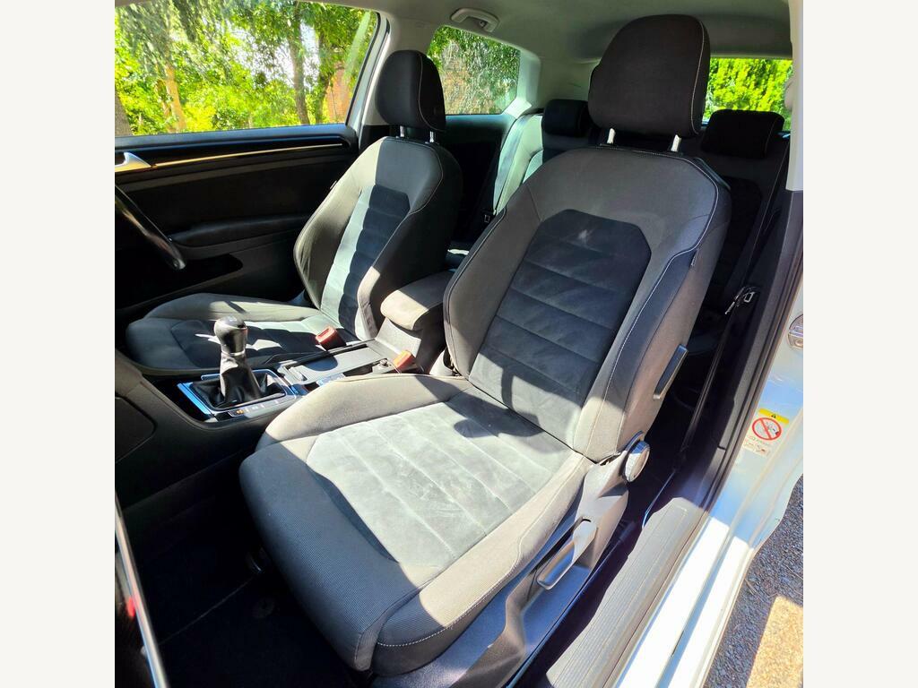 Volkswagen Golf 1.6 Tdi 105 Bluemotion Tech Se White #40