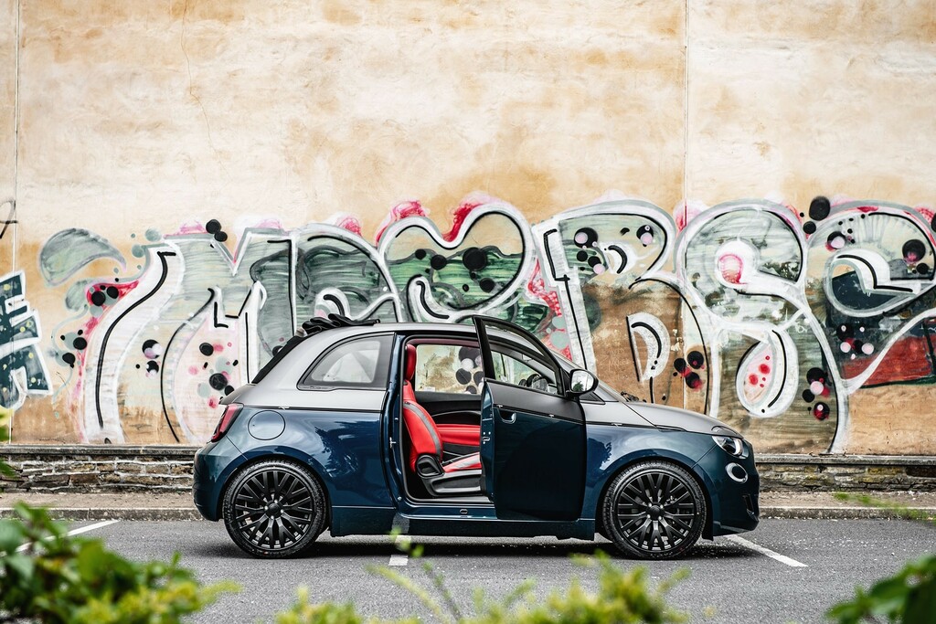 Fiat 500E C Automatic Blue #6