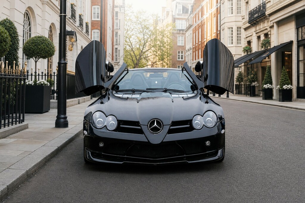 Mercedes-Benz SLR McLaren 5.4 V8 Roadster Black #5