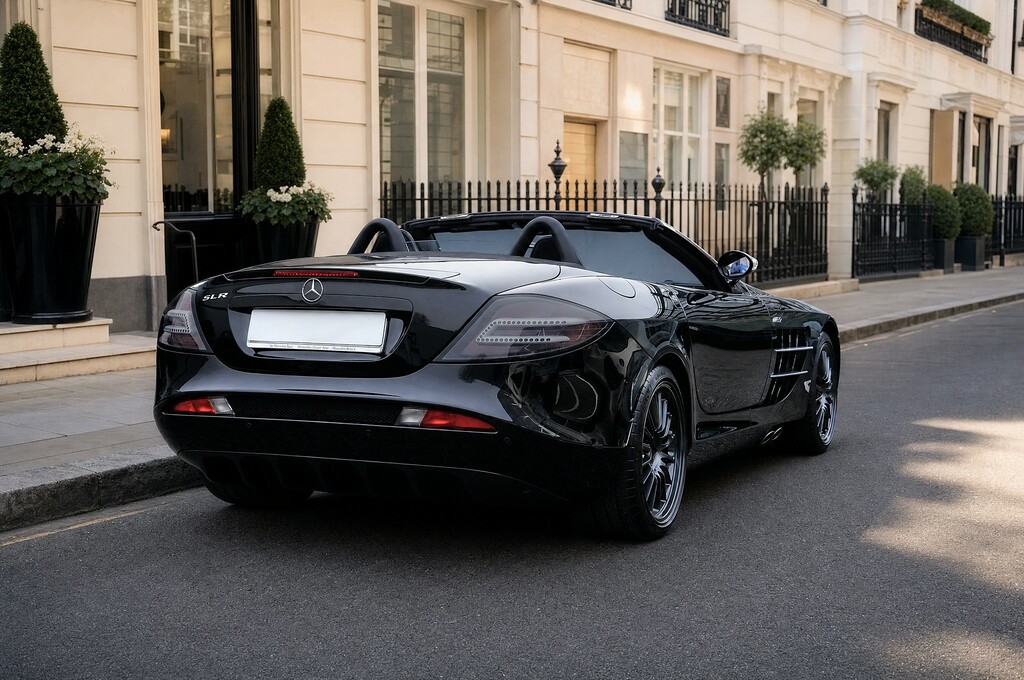 Mercedes-Benz SLR McLaren 5.4 V8 Roadster Black #4