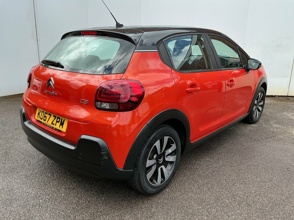 Citroen C3 1.2 Puretech Feel Hatchback Euro KO67ZPM Orange #6