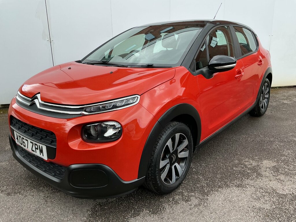 Citroen C3 1.2 Puretech Feel Hatchback Euro KO67ZPM Orange #4